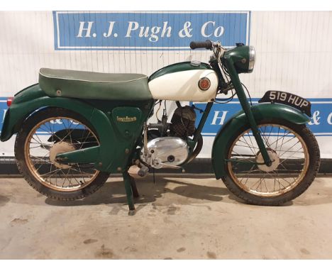 Francis Barnett 150 Plover motorcycle, 1960. Correct frame and engine number. Has been in the same ownership for 26 years. Ru