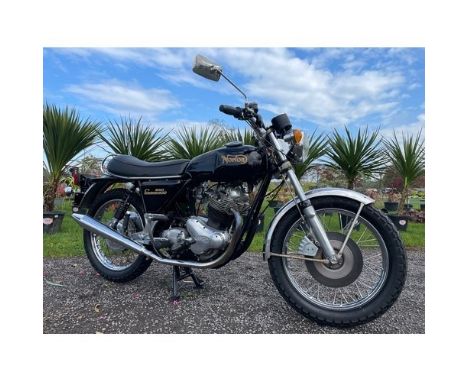 Norton Commando 850 motorcycle. 1974. US import, starts and runs, professionally rebuilt by Albert Sigmans UK registered rece