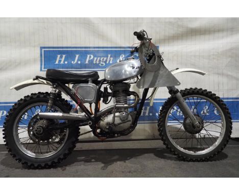 BSA B441 Victor Special trials motorcycle. 500cc. Used in AMCA classic championship. NEB alloy clutch plates, lightweight hub