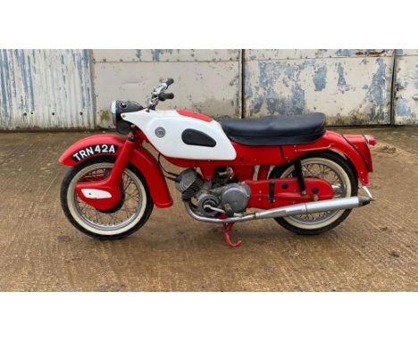 Ariel Arrow 250cc motorcycle, 1961. Runs and rides, was restored around 10 years ago. Reg TRN 42A, V5.