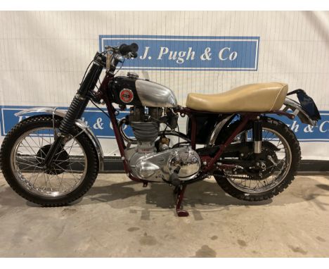 Ariel HS 500 Scrambler. 1955. Runs &amp; rides. Brand new engine and lots of new parts fitted to the bike. Amal TT carbs. Roa
