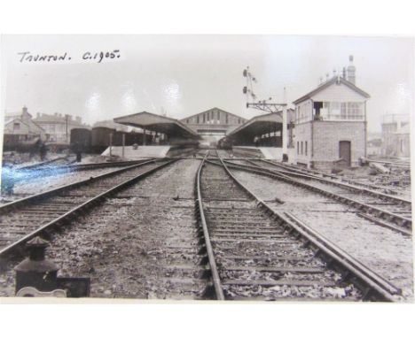 PHOTOGRAPHS - WEST COUNTRY RAILWAYS Approximately 220 mainly black and white views, most of postcard size; together with appr