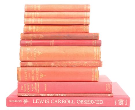 Lewis Carroll - Charles Lutwidge Dodgson (1832 - 1898) - A collection of vintage 20th century hardback books. To include, The