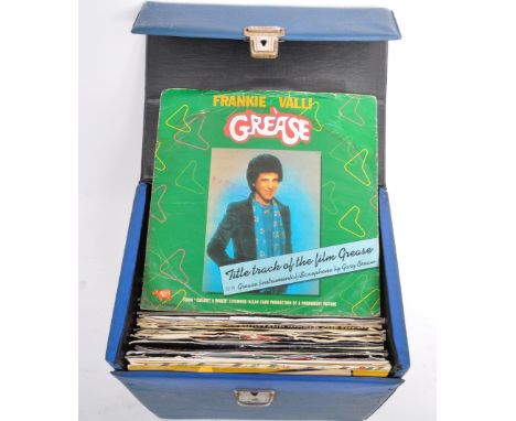A collection of 45 RPM vinyl singles, mainly 1980's, comprising of; Bruce Springsteen, Whitney Houston, Percy Sledge, Lionel 