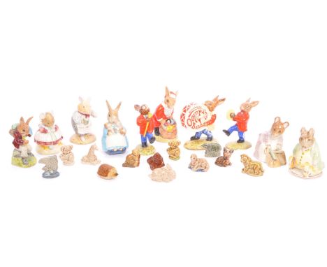 Royal Doulton - Bunnykins - A collection of vintage 20th century bone china Royal Doulton Bunnykins figures to include Drumme