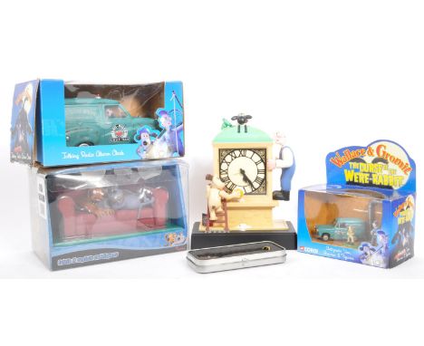 Wallace &amp; Gromit - a collection of assorted Aardman Animations / Wallace &amp; Gromit memorabilia comprising; x2 Wesco di