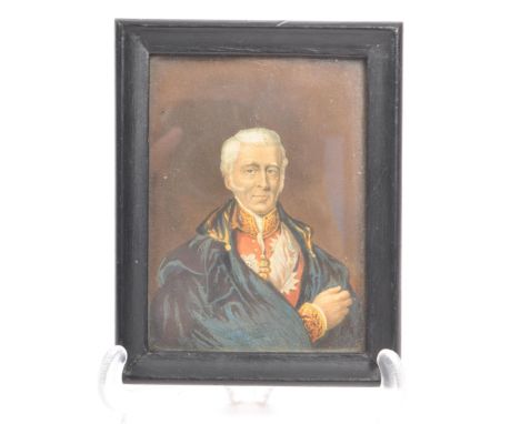 George Baxter (1804-1867) - A 19th century Victorian miniature lithograph portrait print with hand coloured details to depict
