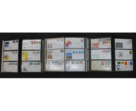 Stamps; Netherlands first day covers in three large albums (approx. 300 covers) 