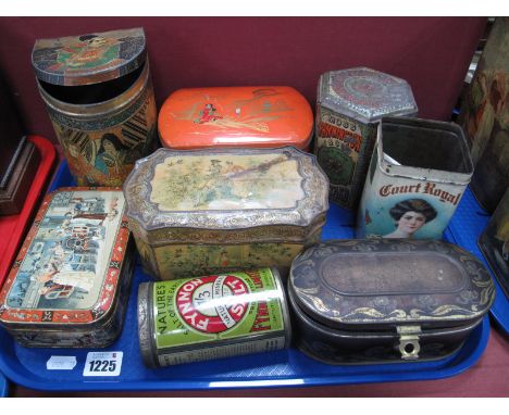 Vintage Tins - Victory V, Carr &amp; Co, Mackenzie &amp; Mackenzie, Moss Rimmington, Fynnon Salt, etc (8)