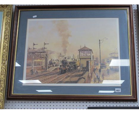 PETER OWEN JONES Midland Station, Sheffield, limited edition colour print of 500, signed P.O Jones, 40.5 x 55.5cm.