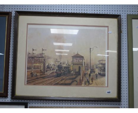 PETER OWEN JONES 'Back To Work', limited edition colour print of 500, signed P.O.Jones, 40.5 x 55.5cm.