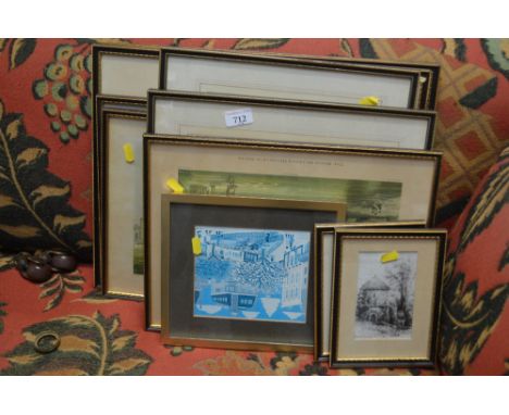 A quantity of various pictures and prints 