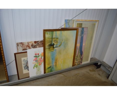 A quantity of various pictures and prints