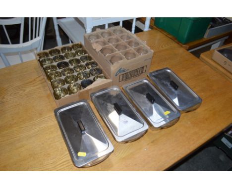 Two boxes of tea light holders