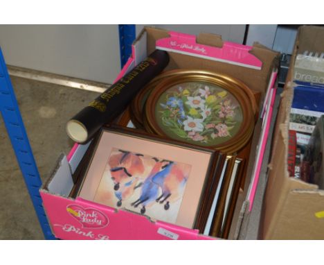 A quantity of various pictures and prints