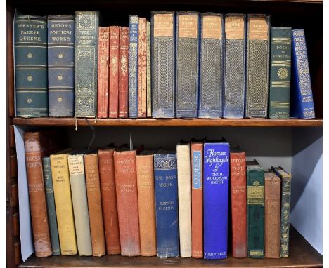 A mixed collection of books comprising novels and works by Kipling including First edition, works by Charlotte Bronte, Gibbon