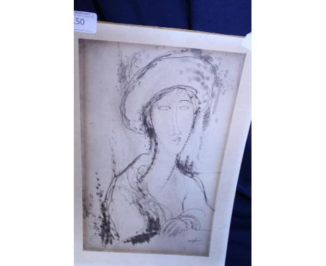 Amedeo Modigliani print c1910 