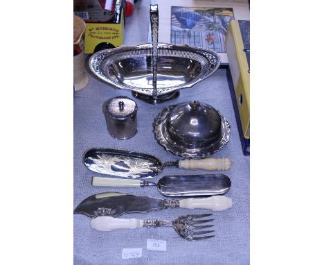 A job lot of vintage and antique plated ware 