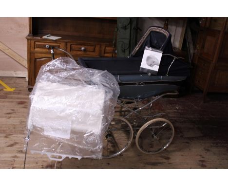 A vintage Silver Cross pushchair, shipping unavailable 