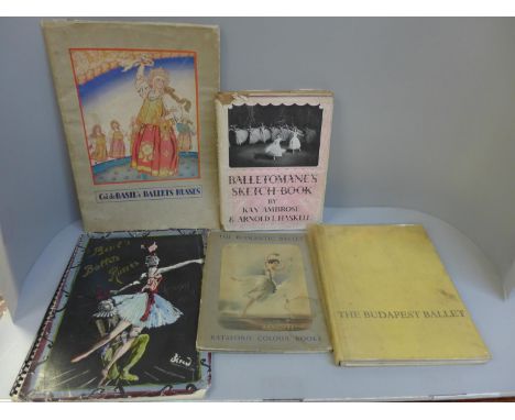 Two Basil's Ballet Russes (of Monte Carlo) Royal Opera House, Covent Garden Programme Guides (1936 and 1937) including lithog