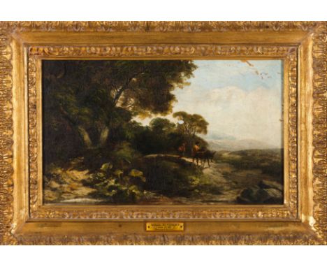 English school, 19th centuryA landscape in KentOil on canvasAttrib. To William R. Fenley (1784-1830)(losses and some surface 