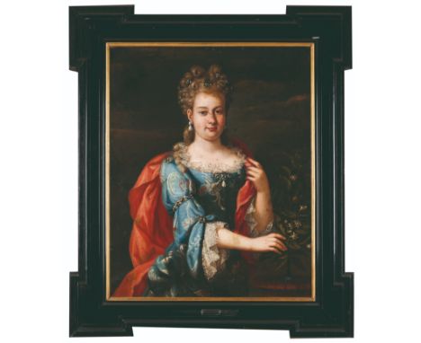 French school, 18th  centuryA portrait of a ladyOil on canvas95x76 cm