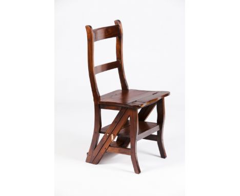 A library chair / step ladderOak20th century90x44x45 cm
