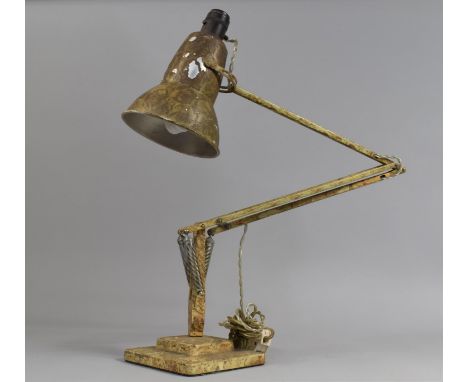 A Vintage Scumble Glaze Anglepoise Lamp by Herbert Terry 
