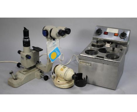 A Collection of Opticians Electrical Tools to include Magnifier, Lincan Warmer Etc (Unchecked) 
