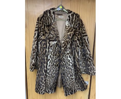 Vintage leopard print fur coat by Marshall &amp; Snelgrove