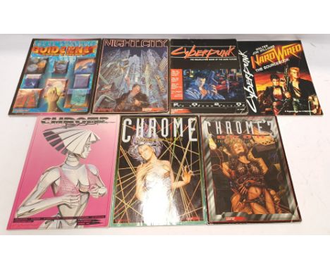 R Talsorian Games Inc, a group of Cyberpunk RPG Books. Includes Night City, Chrome, Guide to the Net with others. Condition a