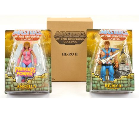 Mattel Masters of the Universe Classics action figure pair, to include Princess of Power Angella and He-Ro II,&nbsp; within G