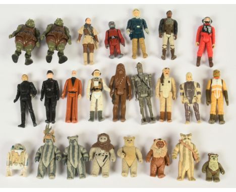 Kenner Star Wars vintage loose 3 3/4" figures, Fair Plus to Good, incomplete. See photo
