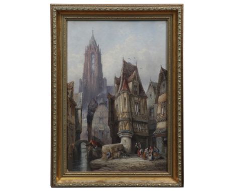A pair, both signed and dated 1890, each signed and inscribed verso, oil on panel Each 43.5 x 28.5cm. (2).   *CR  Each needs 