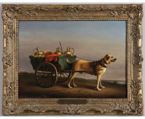 Signed `Francois van Severdonck`, also signed and inscribed verso, oil on panel 25.5 x 35.5cm.  Provenance: London, Christies
