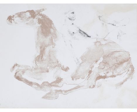 Lithograph, printed in sepia and black, 1971, published by Leslie Waddington Prints, printed by Curwen Studio, numbered 41/70