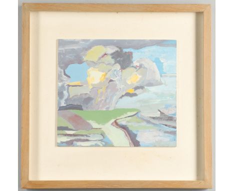 Oil on panel 22.5 x 24.5cm.   *CR  Unglazed; a few minor surface blemishes.