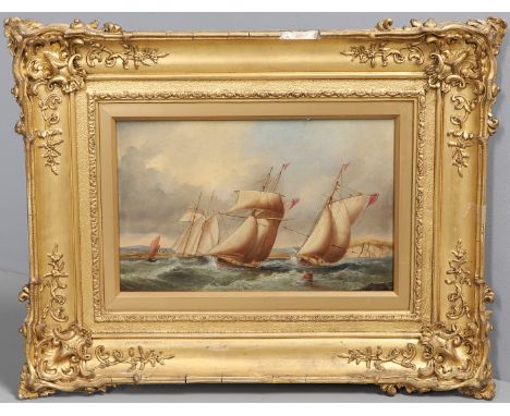 Signed, oil on board 25.5 x 40cm.   *CR  Some fine craquelure; needs a light clean.