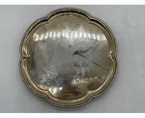 Hallmarked Silver Three Legged Tray. 
Total weight 536gr.