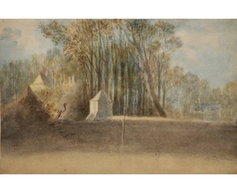 JEAN BAPTIST MALCHAIR (1729-1812) 'The South Side of St Mary Magdalen College Grove from Recollection. Feb. 18.1795. Oxon', w