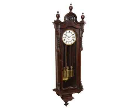 A rosewood grande sonnerie striking 'Vienna' wall regulator Unsigned   A rosewood grande sonnerie striking 'Vienna' wall regu