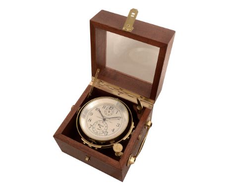 An American two-day marine chronometer Hamilton Watch Company, Lancaster, P. A   An American two-day marine chronometer  Hami