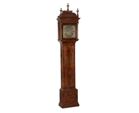 A fine Queen Anne walnut eight-day longcase clock John Knibb, Oxford   A fine Queen Anne walnut eight-day longcase clock    J