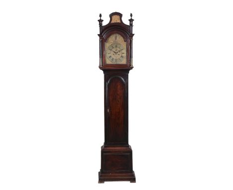 A George III mahogany eight-day longcase clock Samuel Atkins, London   A George III mahogany eight-day longcase clock Samuel 