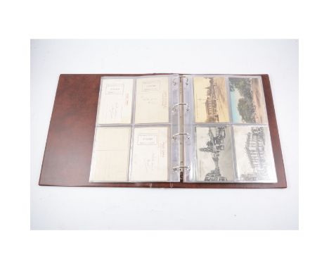 Stanley Gibbons postcard album of approximately one hundred postcards, G.B., Middle and Far East.