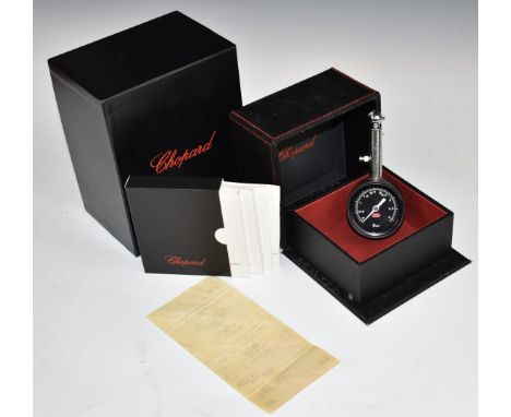 Chopard Mille Miglia Gran Turismo wristwatch box with pressure gauge, related paperwork, watch purchase receipt and outer box