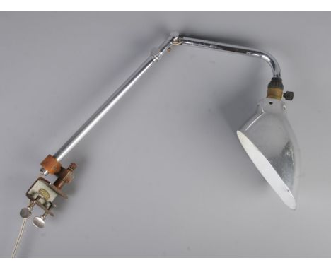 A French Art Deco Ki-E-Klair Model 210 architects lamp/task lamp.