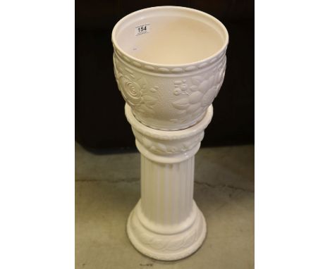 West germany ceramic Jardiniere & stand