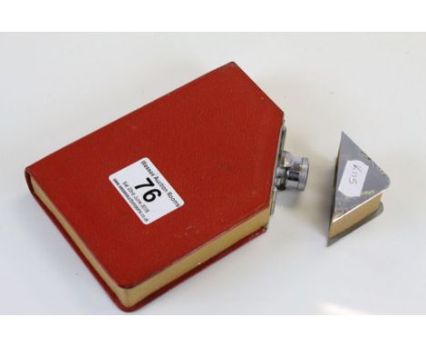 Unusual Hip Flask in the form of a Red Book