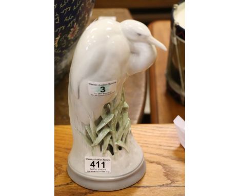 Royal Copenhagen ceramic model of a Heron, numbered to base 532 YH